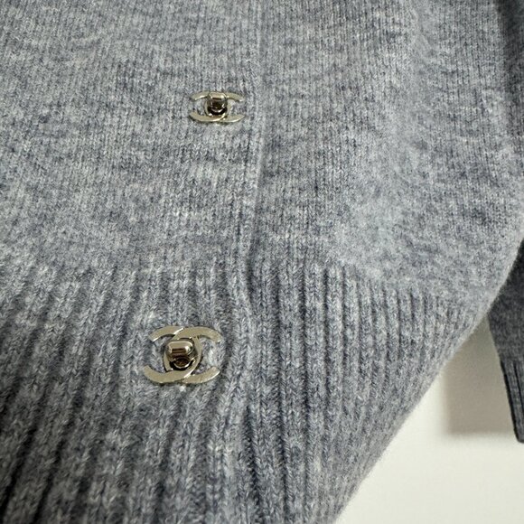 Chanel gray Cardigan Size 36 - Picture 6 of 12